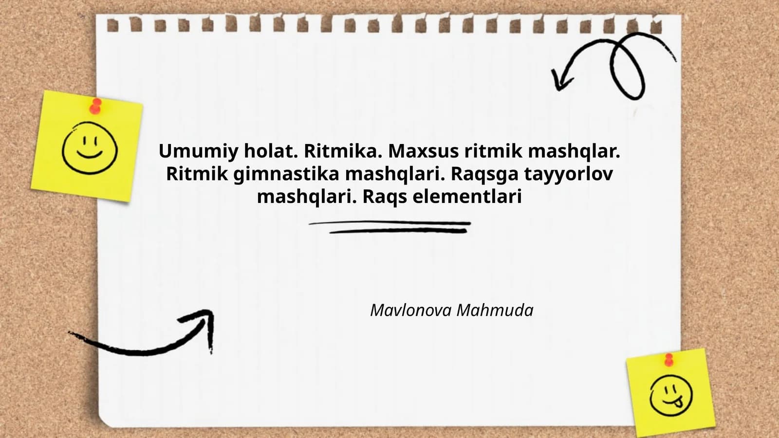 Maxsus ritmik mashqlar