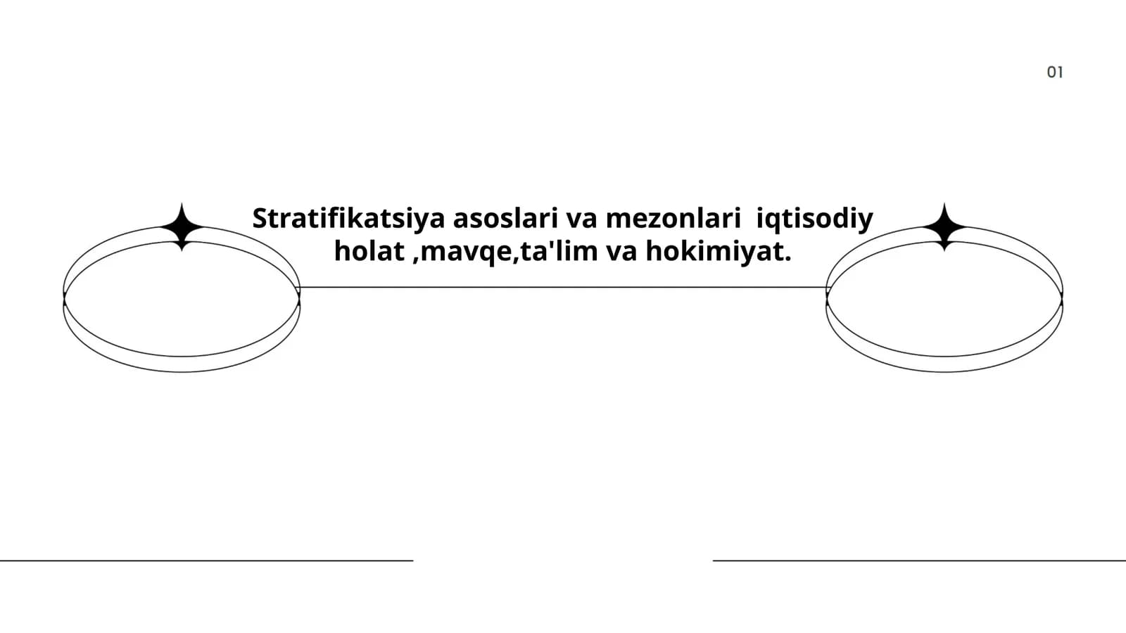 Stratifikatsiya asoslari va mezonlari
