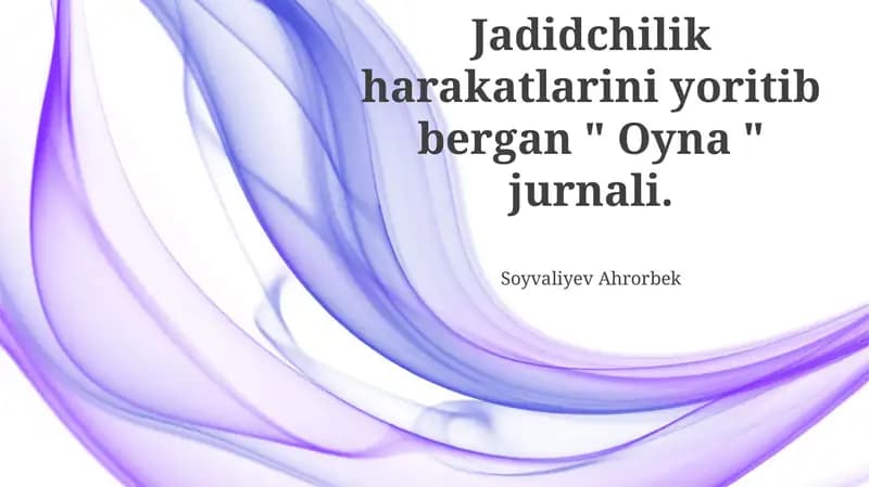 Oyna jurnali