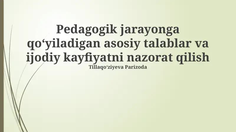 Ijodiy kayfiyatni monitoring qilish