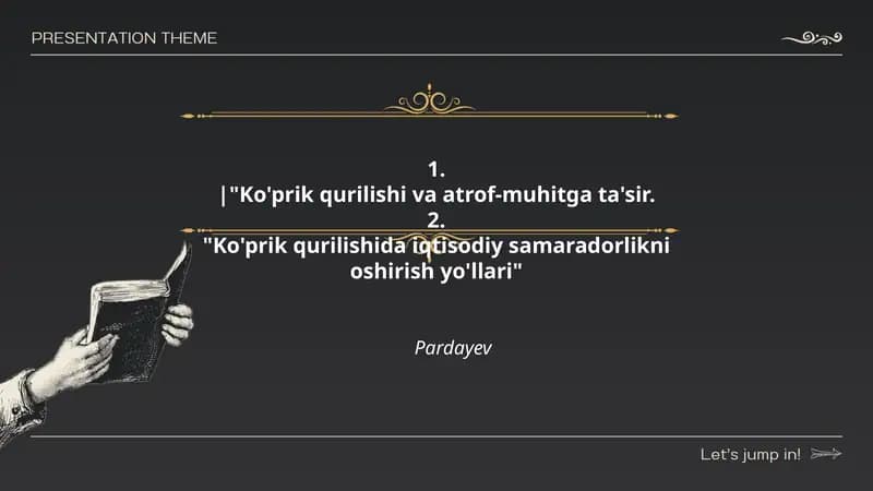 Ko'prik qurilishida iqtisodiy samaradorlikni oshirish yo'llari