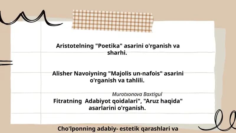 Aristotelning "Poetika"