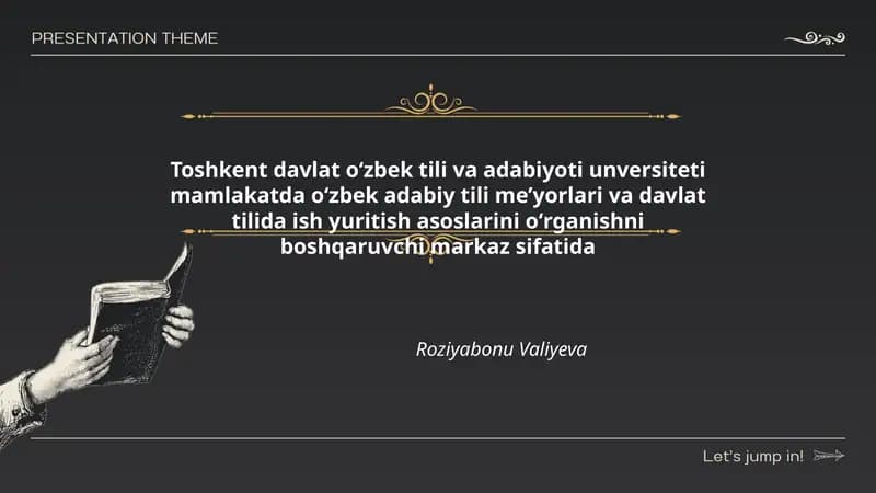 Oʻzbek adabiy tili me’yorlari