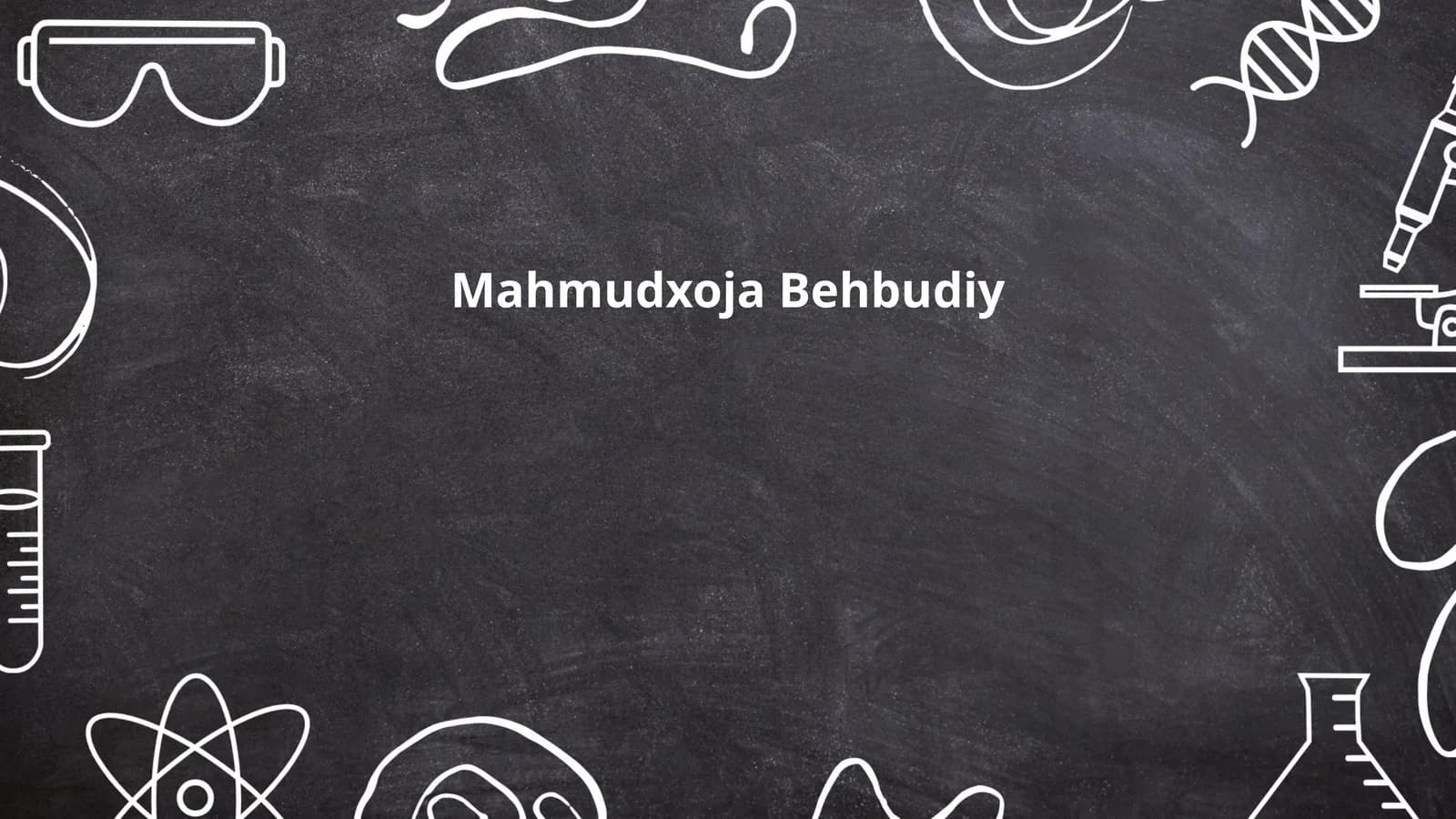Mahmudxoja Behbudiy