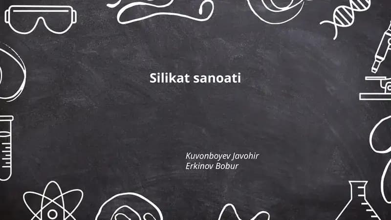 Silikat sanoati