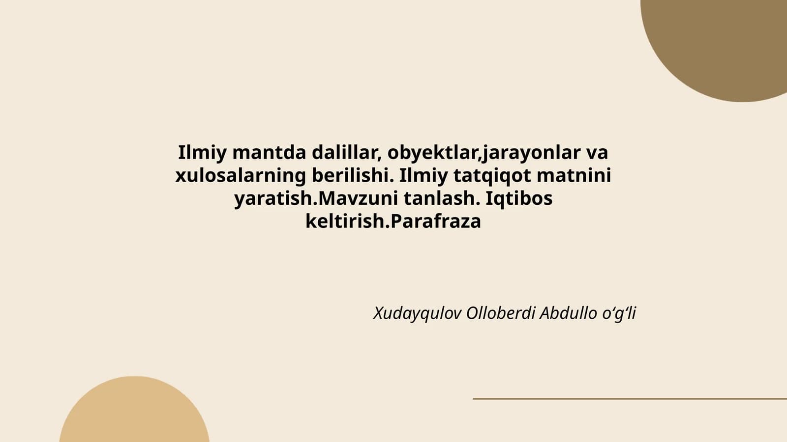 Xudayqulov Olloberdi Abdullo oʻgʻli