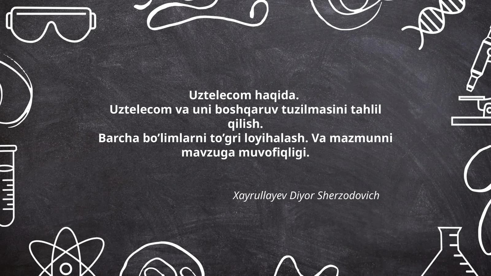 Uztelecom haqida