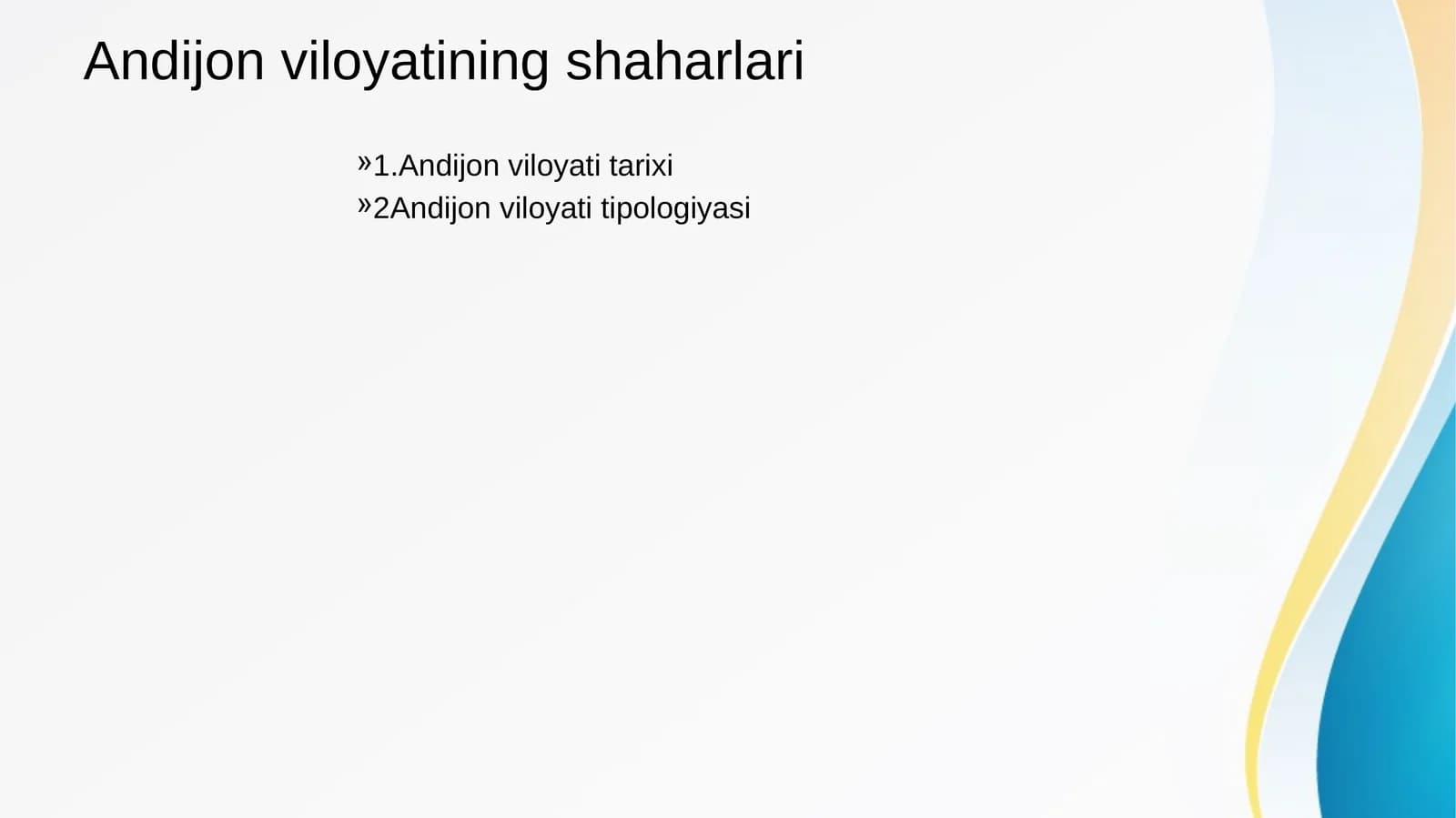 Andijon viloyatining shaharlari