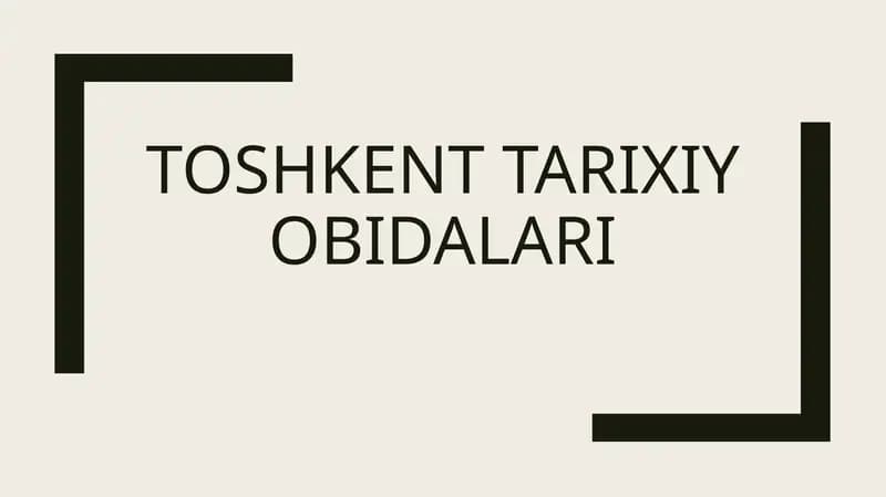 Toshkent tarixiy obidalari