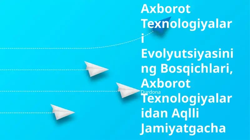 Kompyuterdan oldingi davr