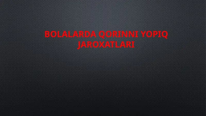 Bolalardagi ko'krak qafasi a'zolarining yopiq shikastlanishi
