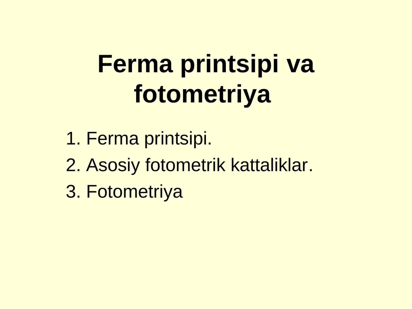 Fеrma printsipiva fotometriya