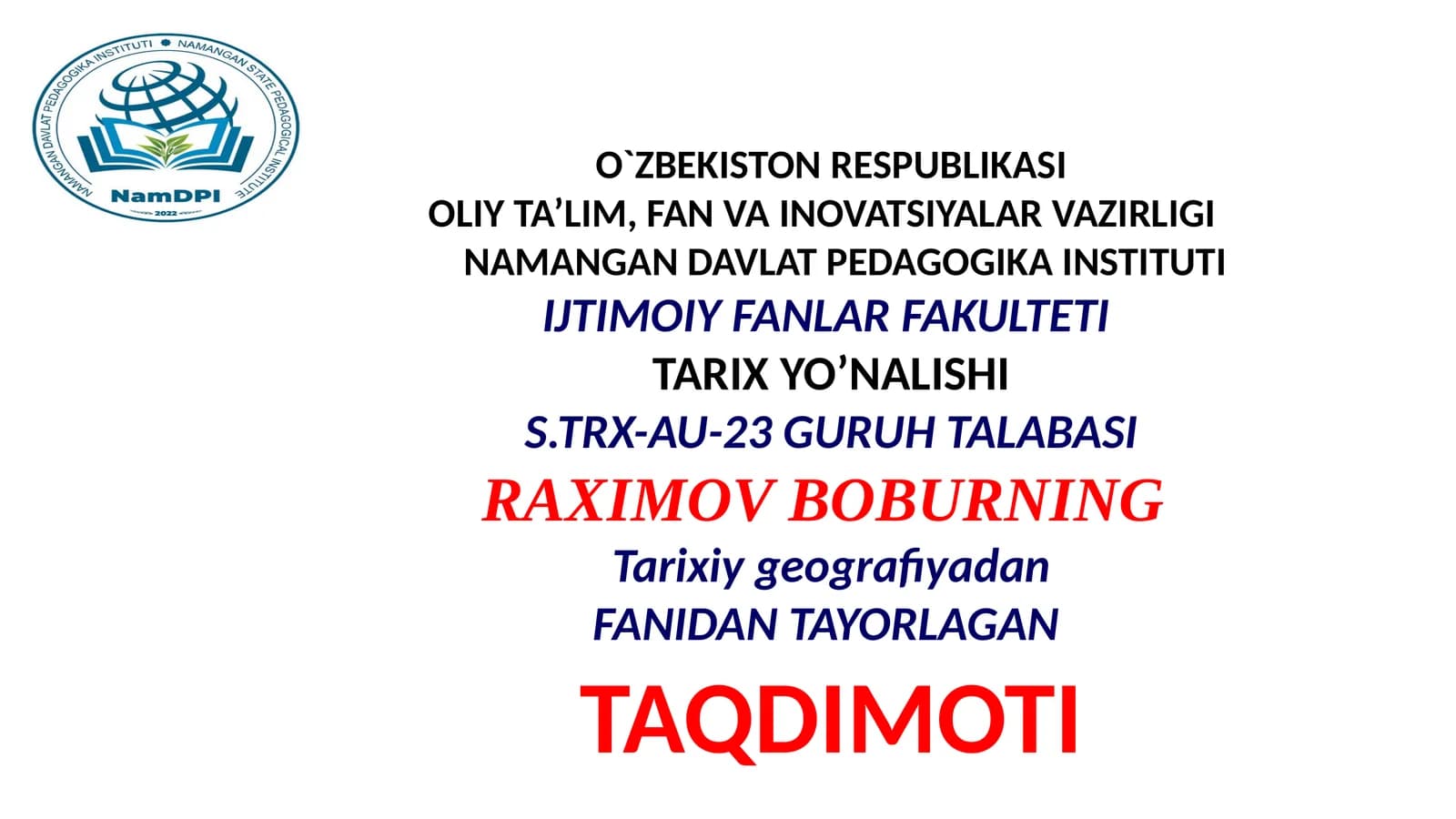Arablarning oʻrta Osiyoni istilo qilish tarixiy geografik xaritasi