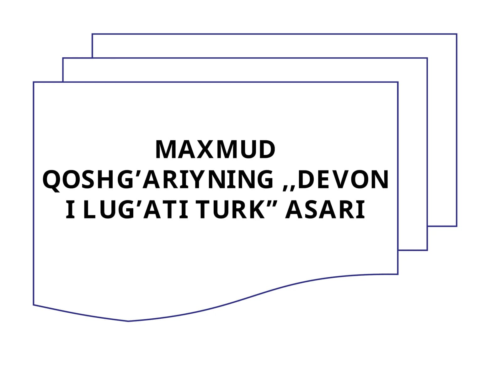 MAHMUD QOSHG’ARIYNING,,DEVONI LUG’ATI TURK” ASARI