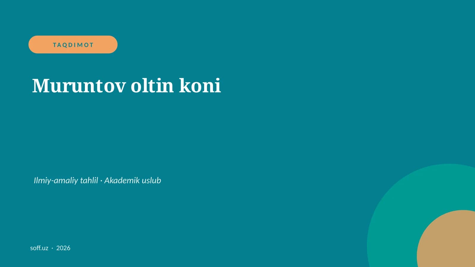 Muruntov oltin koni