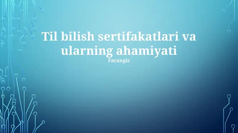 Avtomobil Sertifikatlari