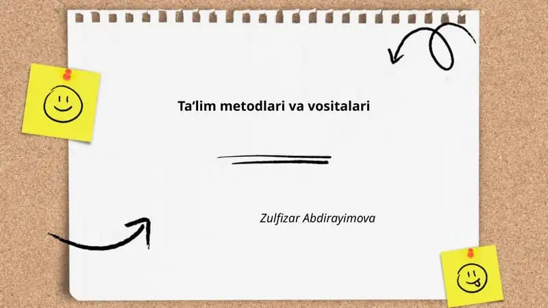 Ta‘limning interaktiv metodlari