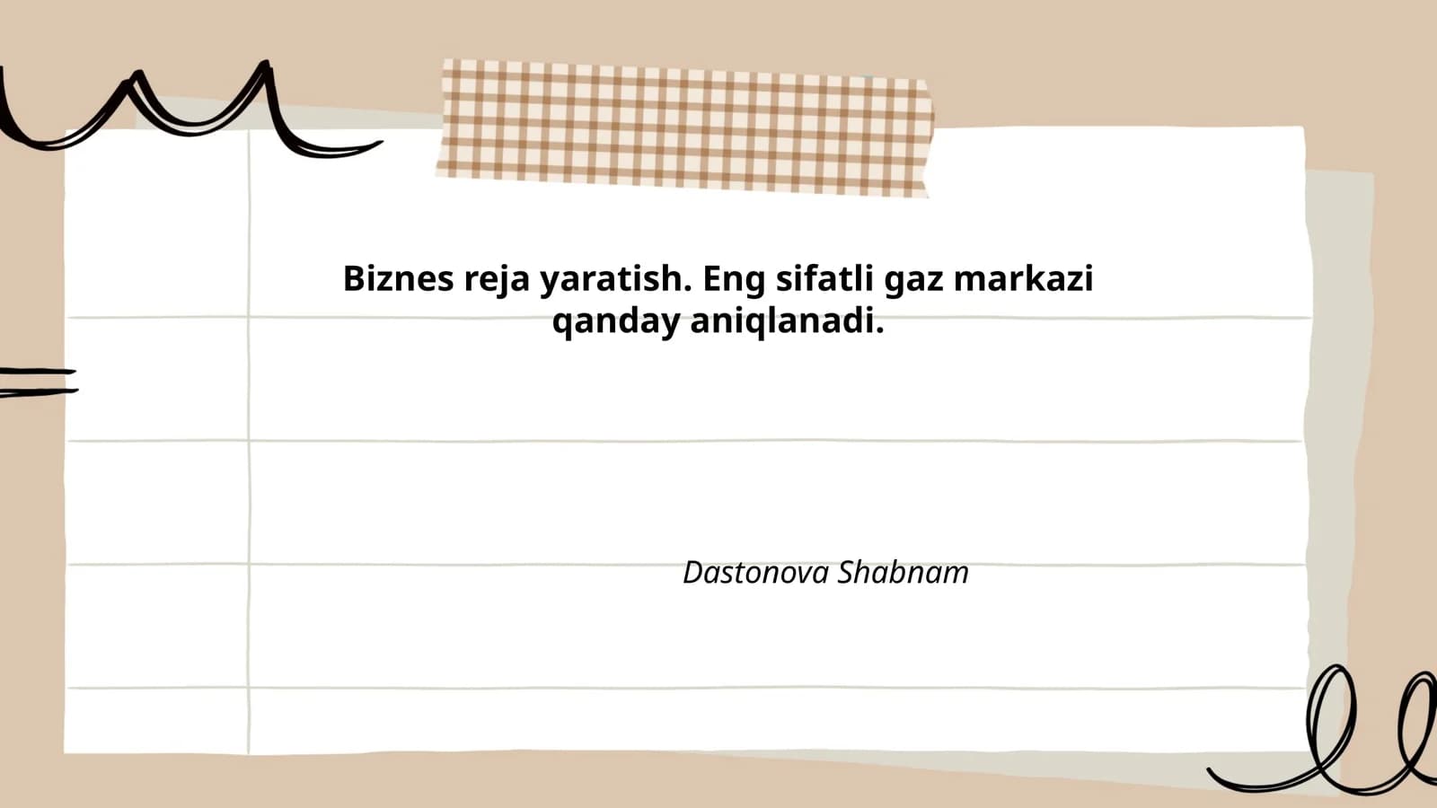 Bozor tahlili va raqobatchilarni o'rganish