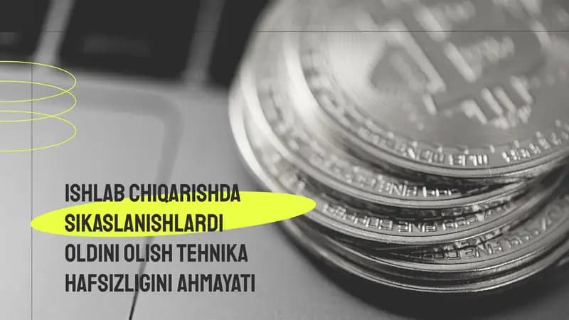 Ishlab chiqarishda sikaslanishlardi oldini olish tehnika hafsizligini ahmayati