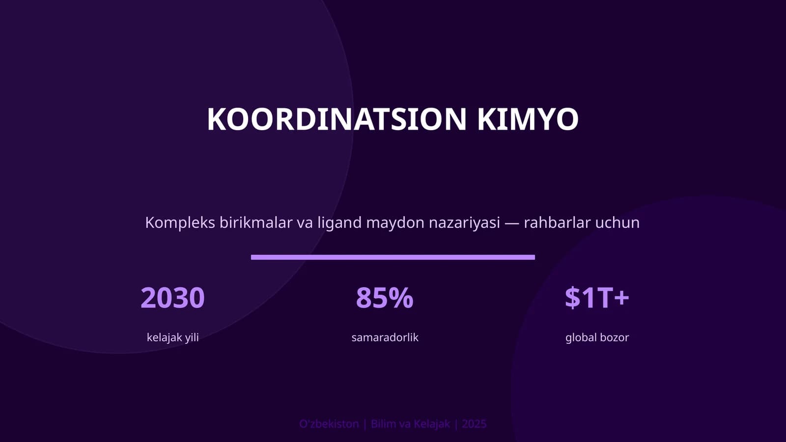 Koordinatsion kimyo