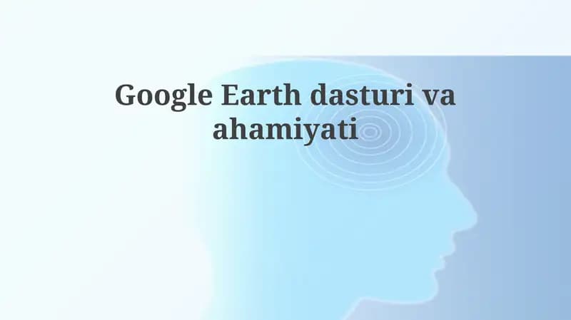 Google Earthdasturivaahamiyati