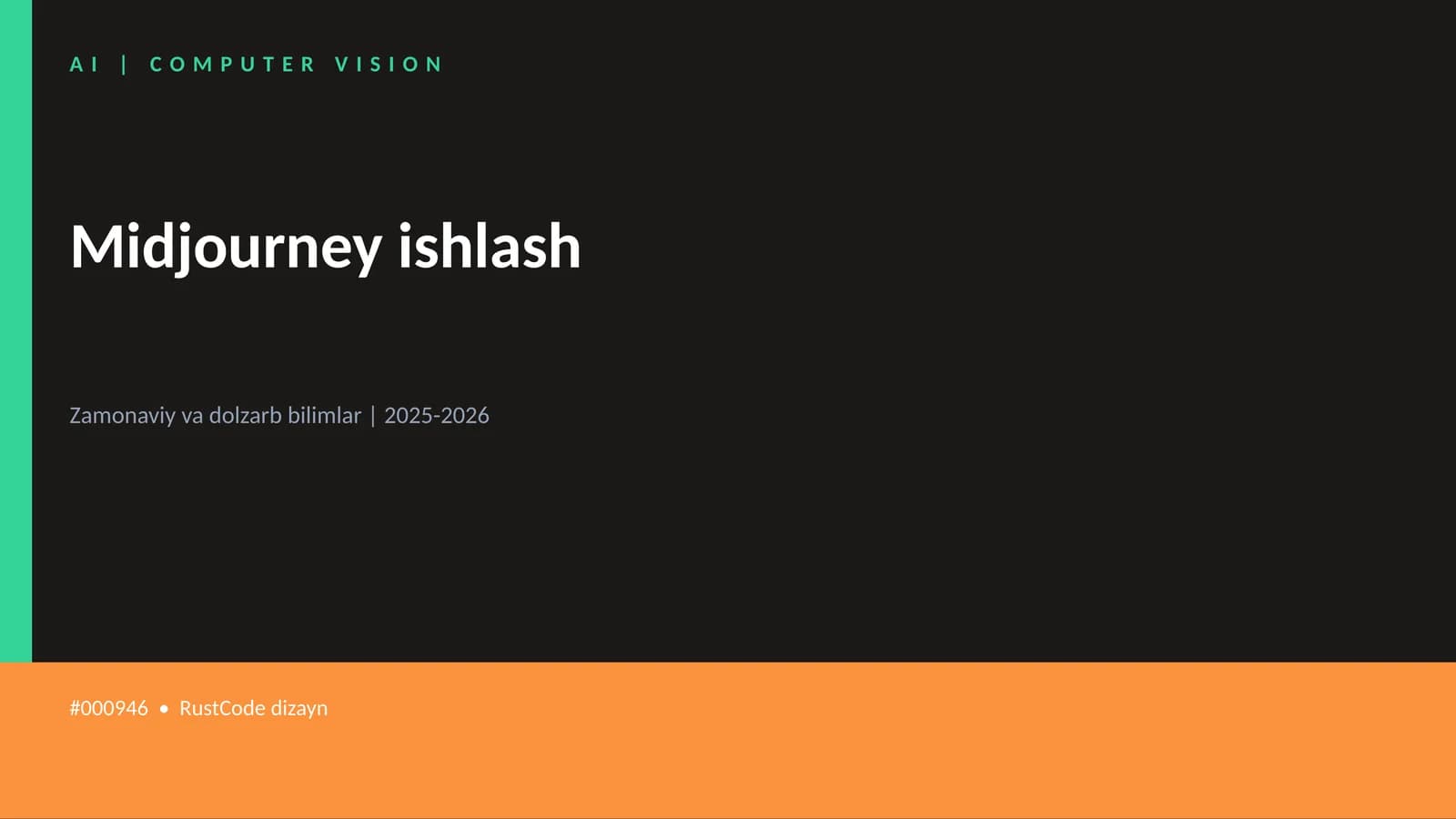Midjourney ishlash