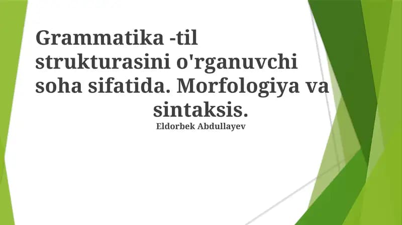 Grammatika -til