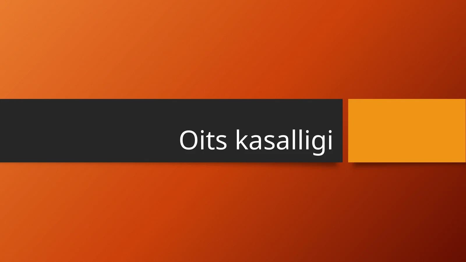 OITS kasalligi