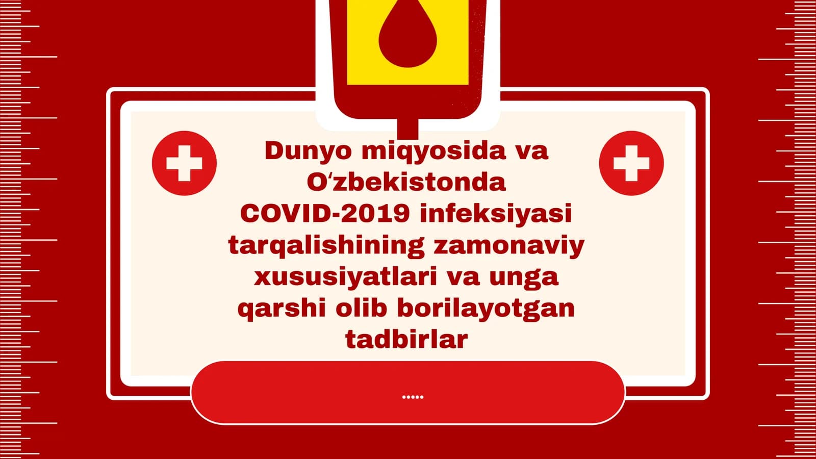 COVID-19 ning dunyo va O'zbekistonda tarqalish asosiy xususiyatlari