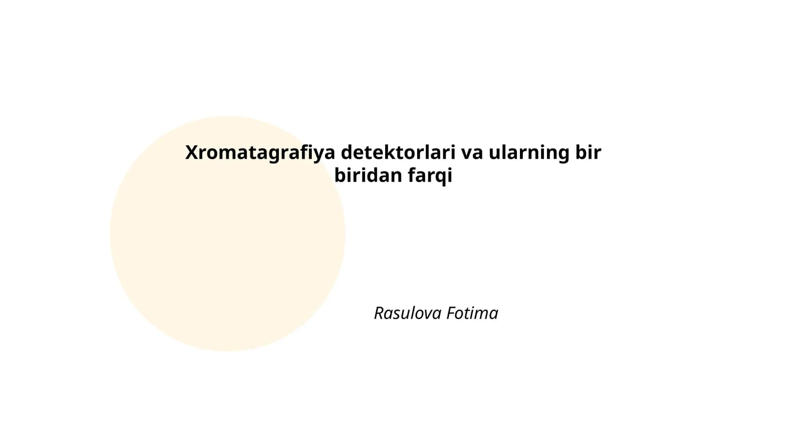 Xromatagrafiya detektorlari