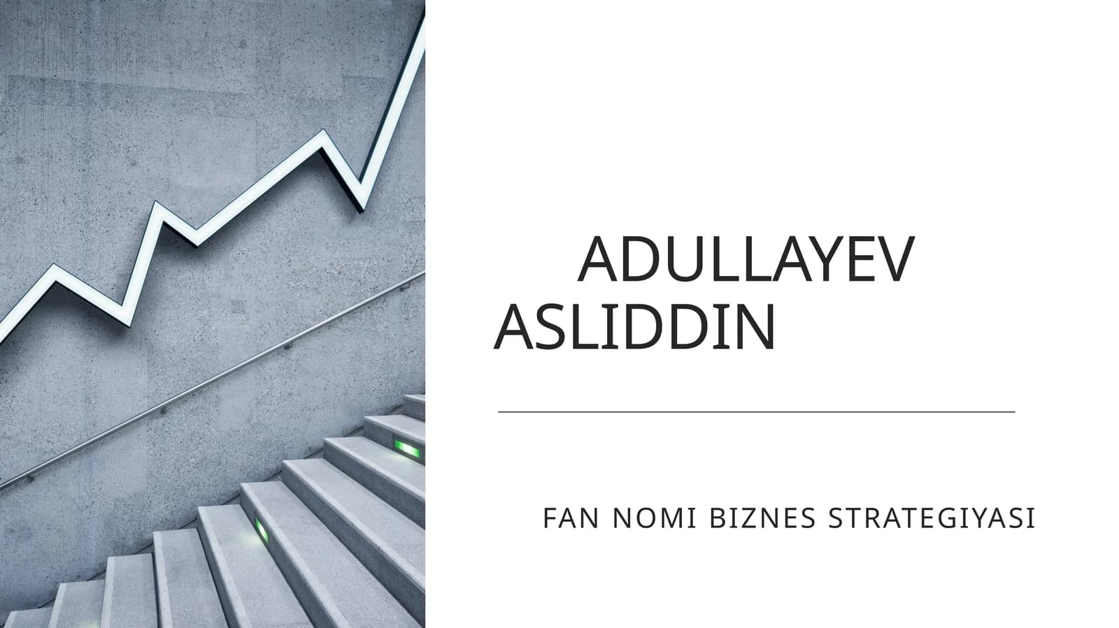 BIZNES STRATEGIYASI
