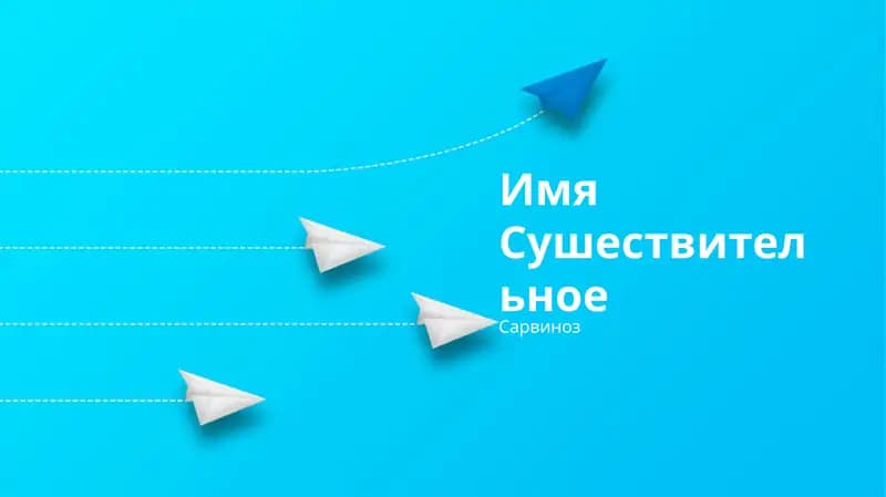 Типы существительных