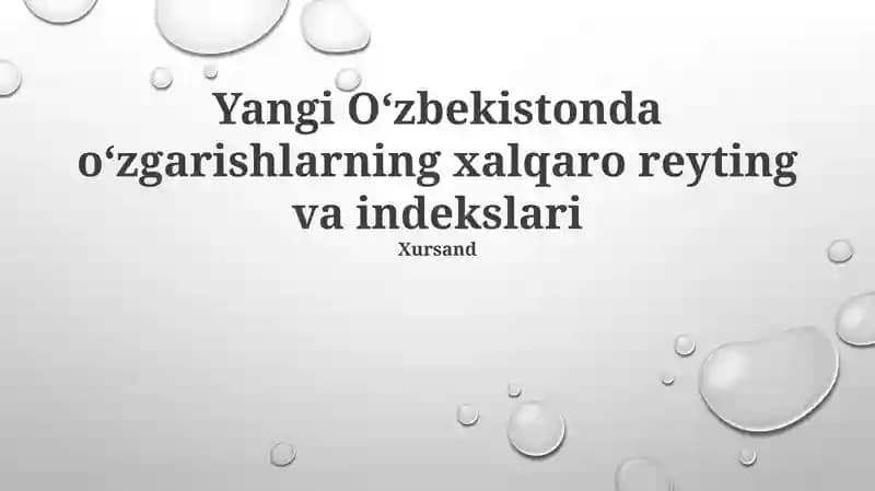 Biznes yuritish reytingi
