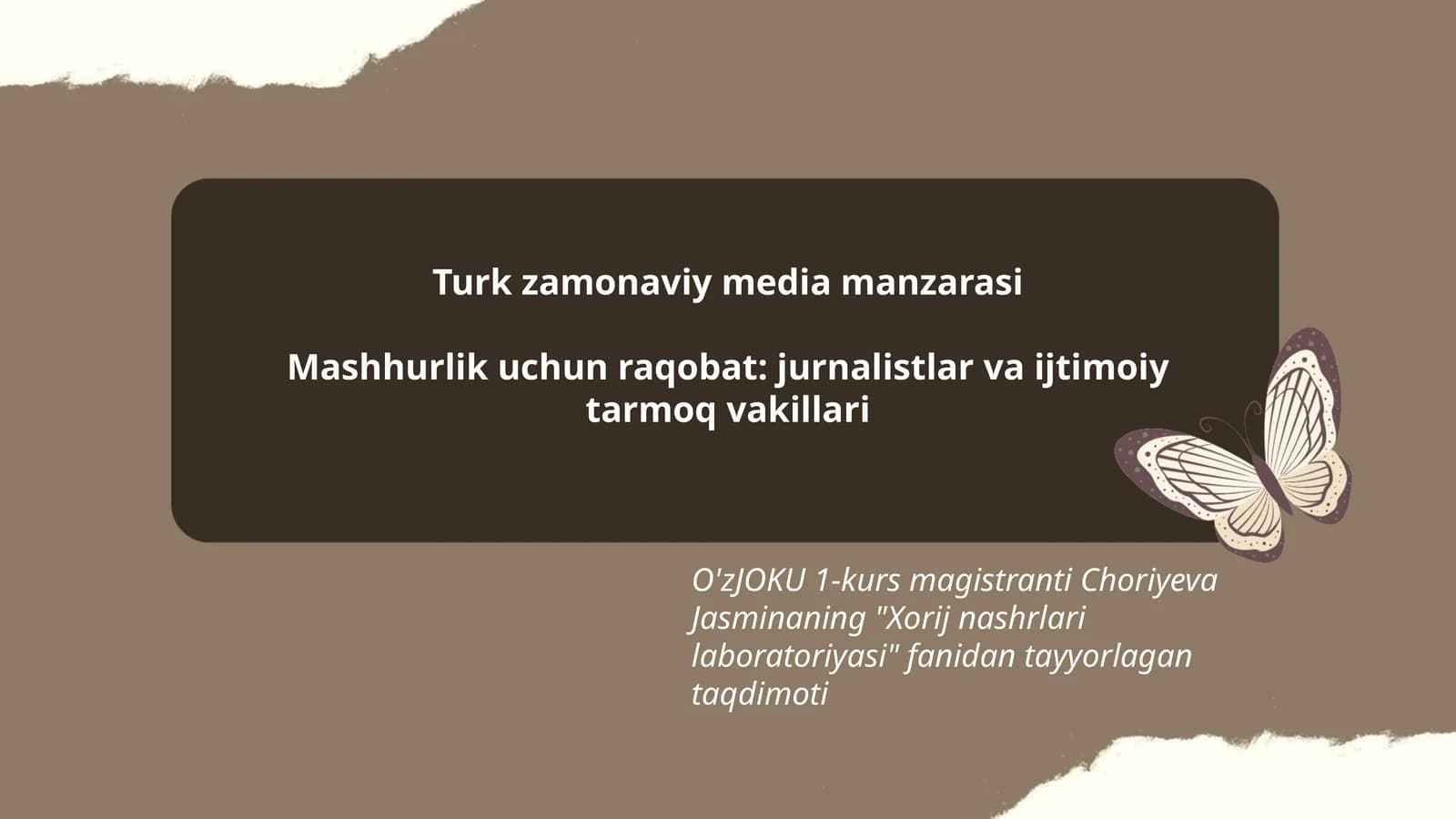 Xorij nashrlari laboratoriyasi