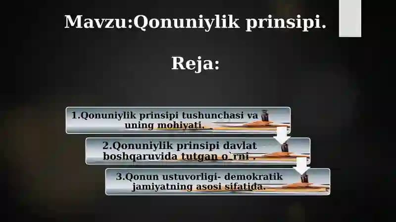Qonuniylik prinsipi