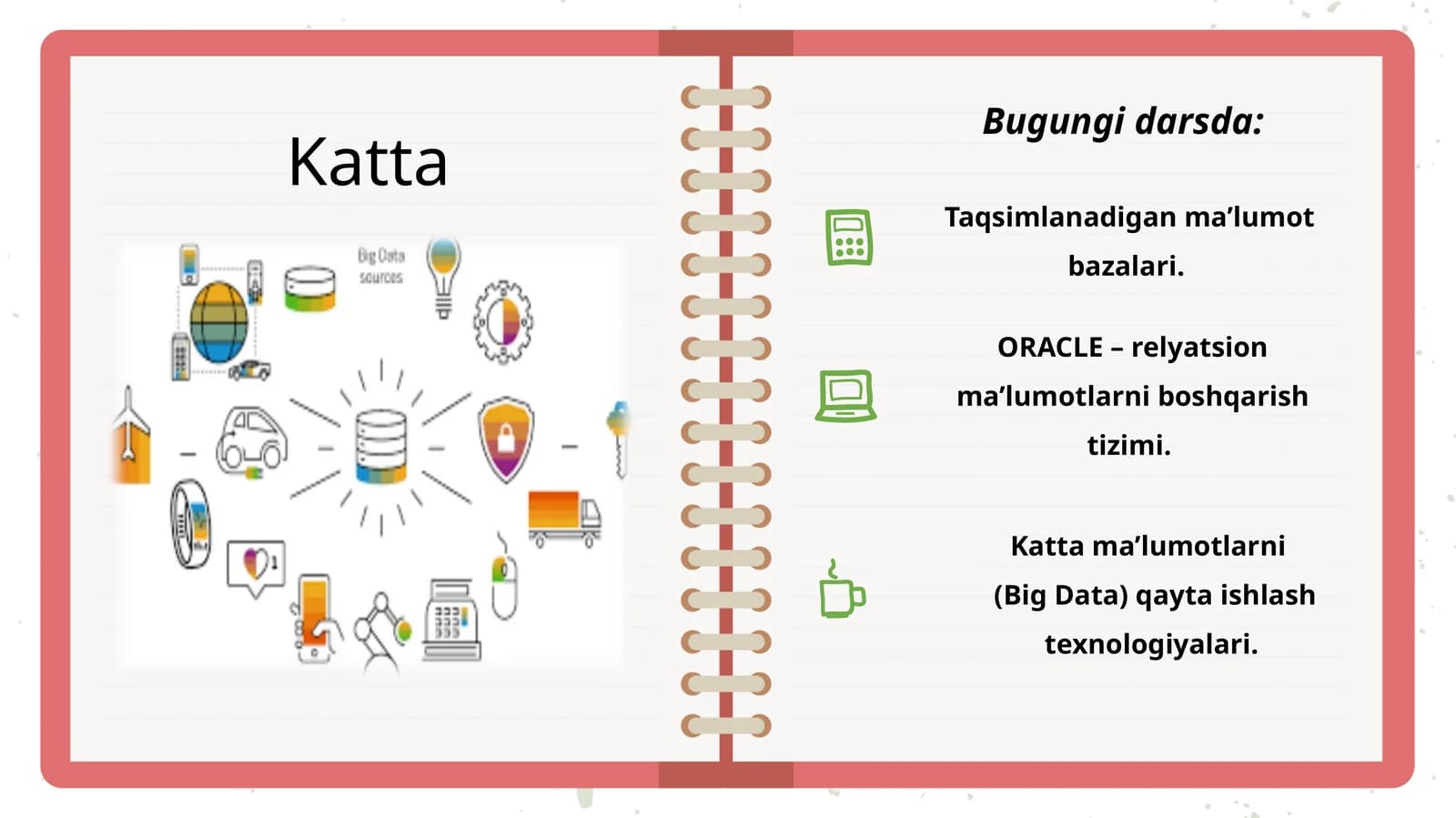 Katta ma’lumotlarni qayta ishlash texnologiyalari