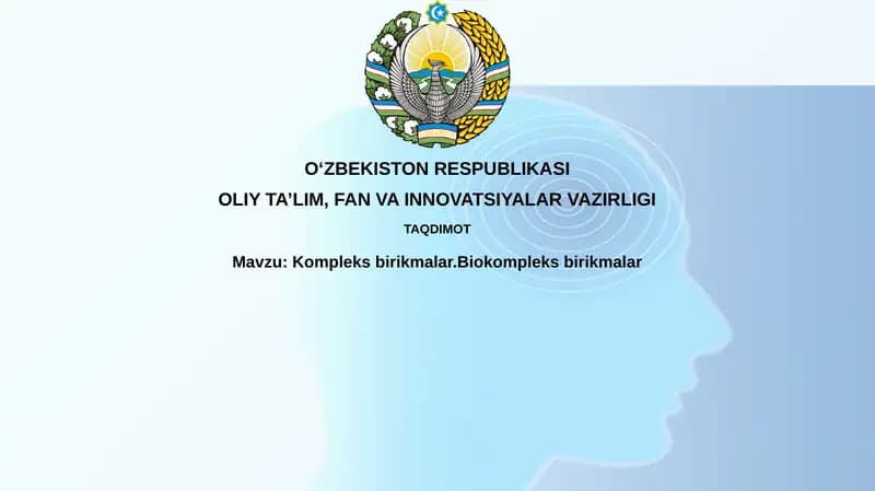 Kompleks birikmalar va Bio-kompleks birikmalar
