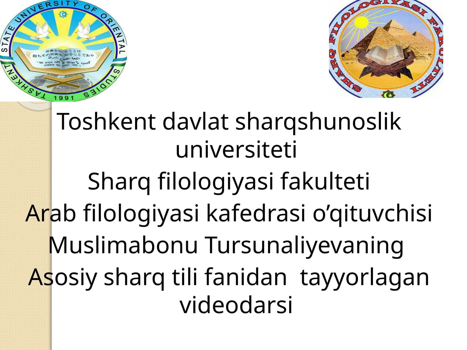 Noqis fe’llarning o‘tgan zamonda tuslanishi