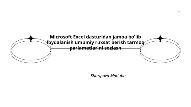 Microsoft Excel fayllarini jamoalash
