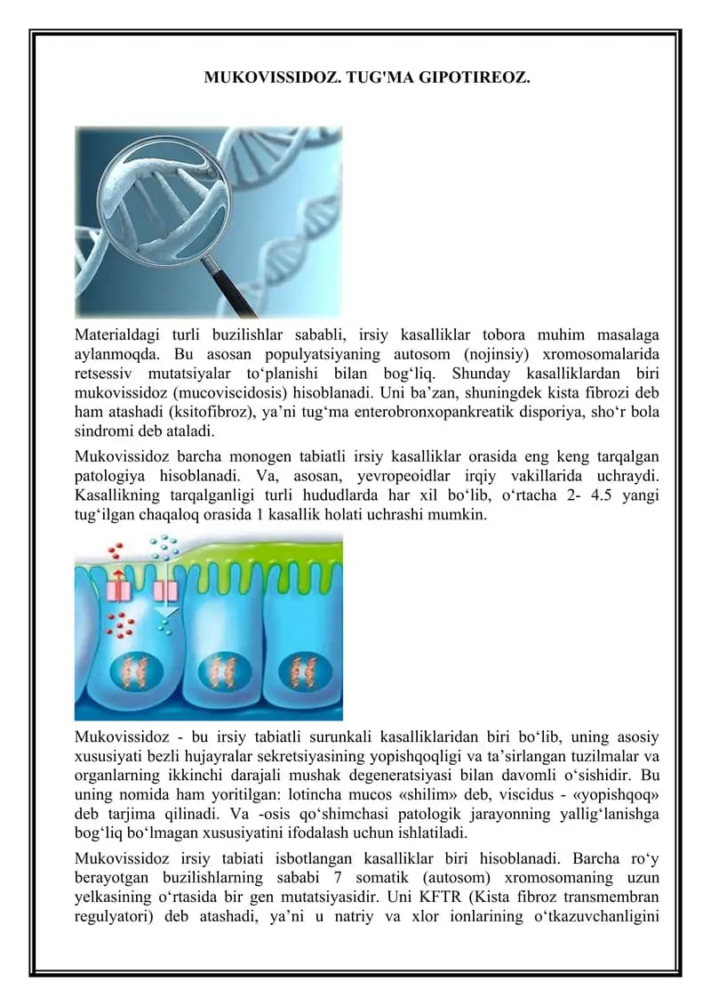 Mukovissidoz