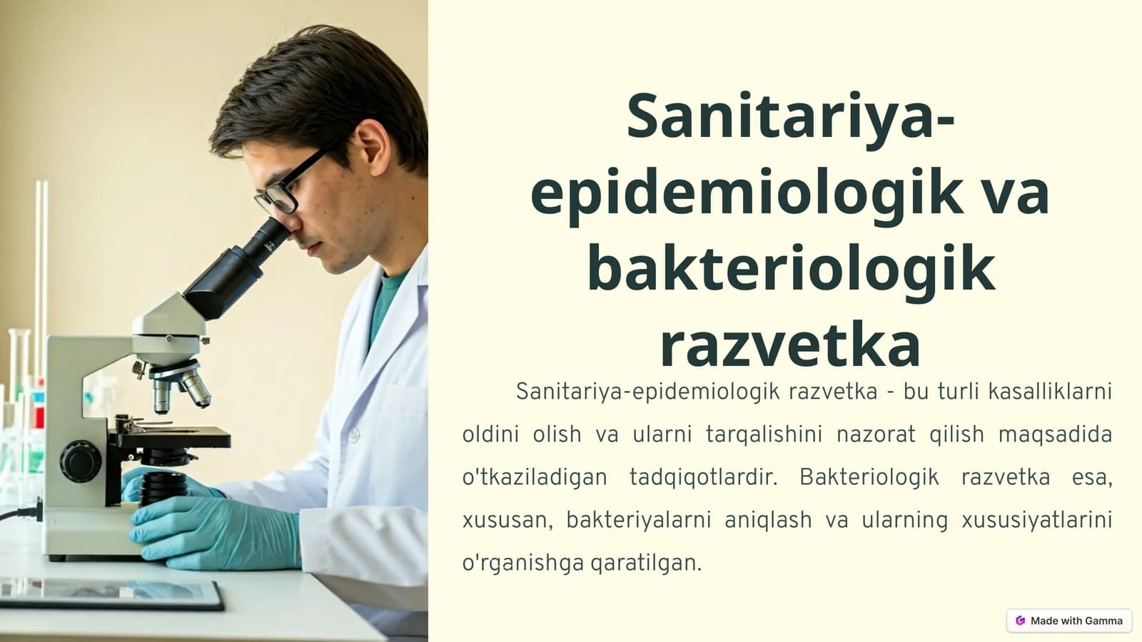 Sanitariya-epidemiologik razvetka