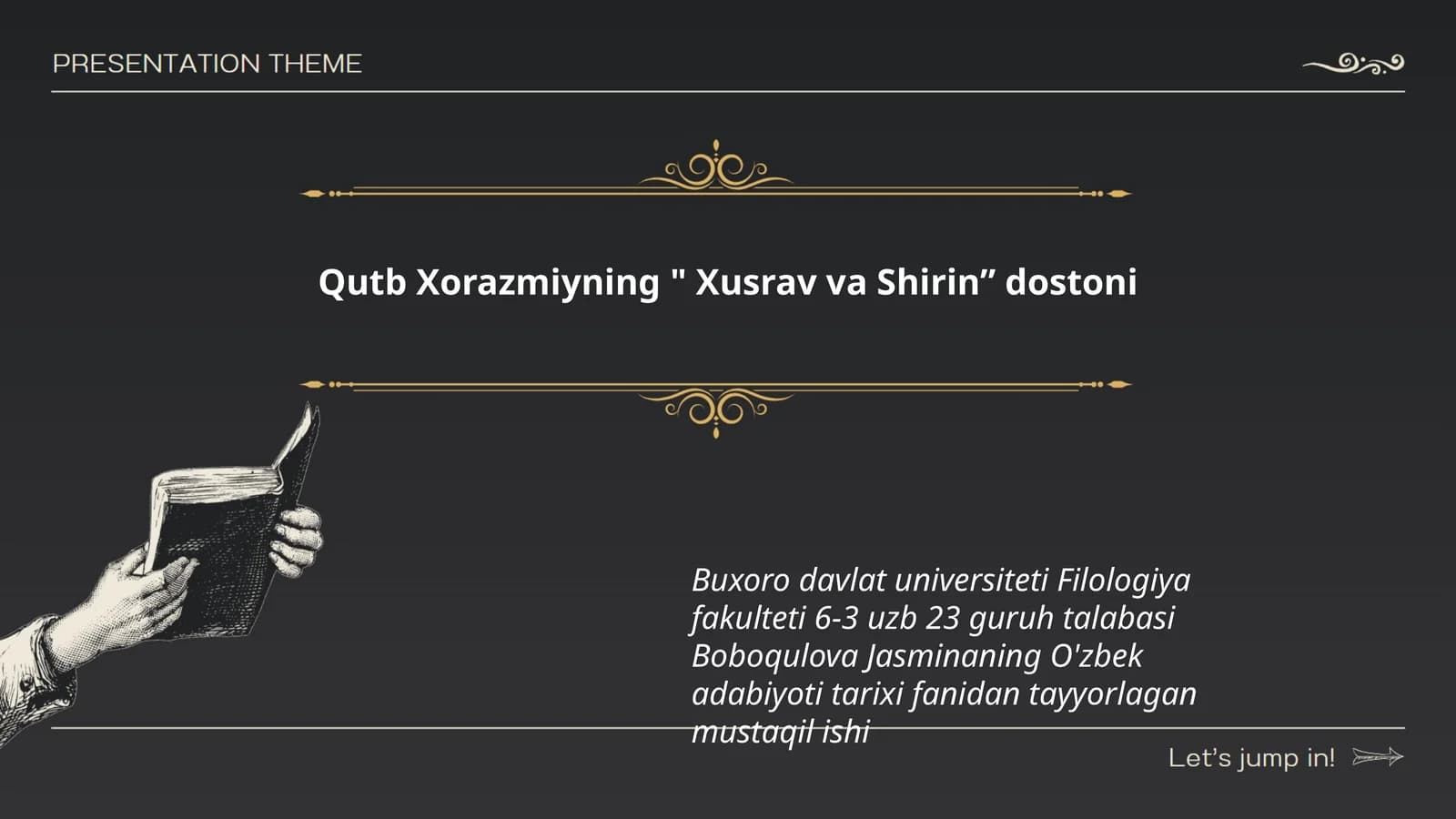 Xusrav va Shirin dostoni