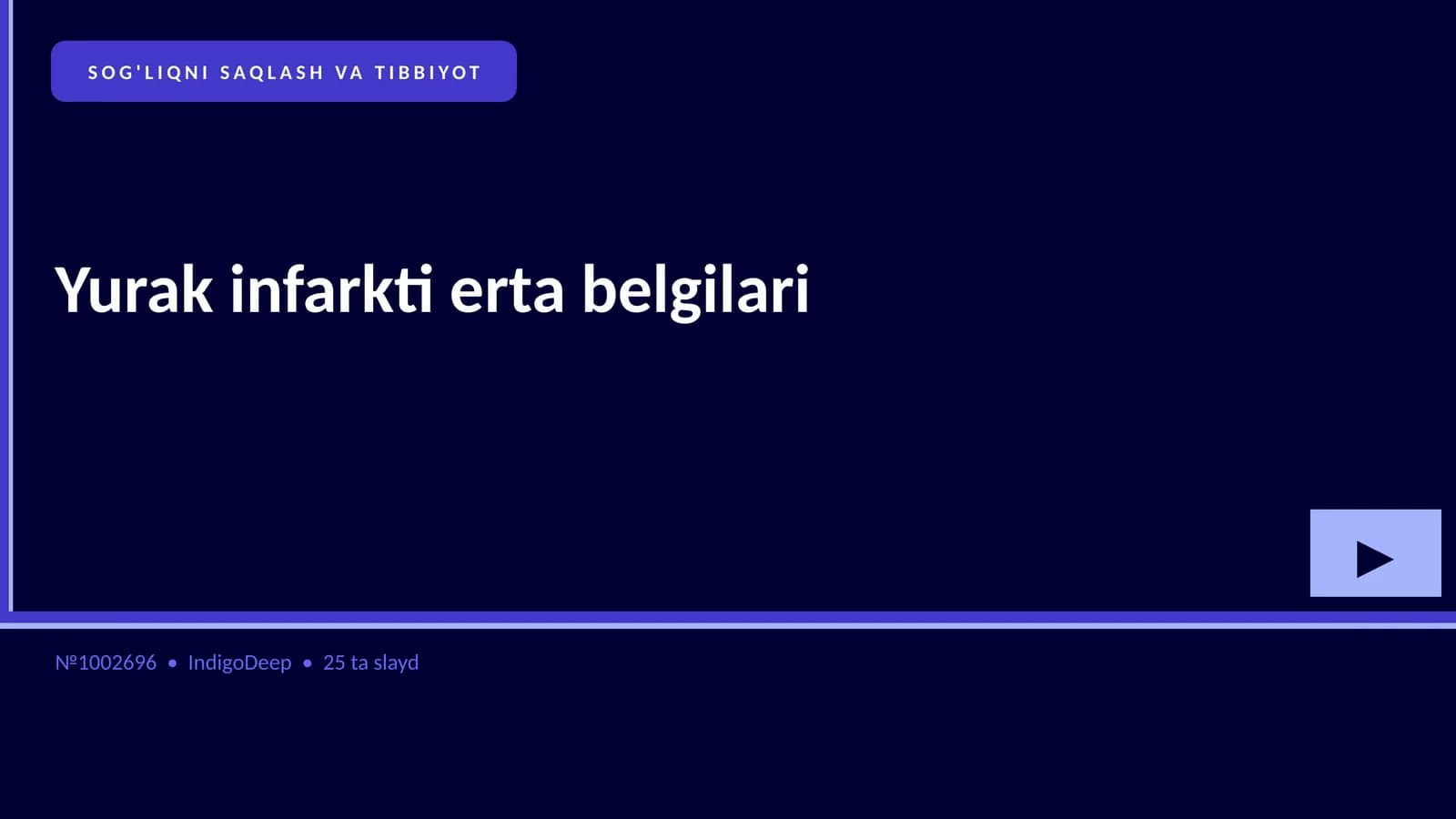 Yurak infarkti erta belgilari