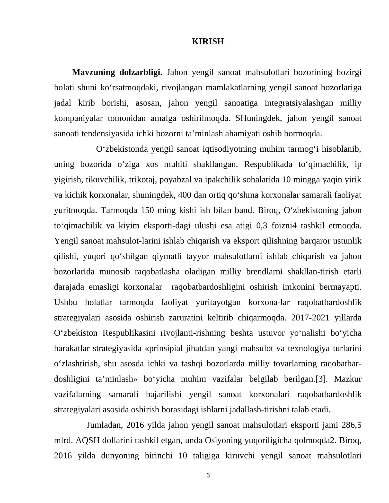 Yengil sanoat iqtisodiyoti