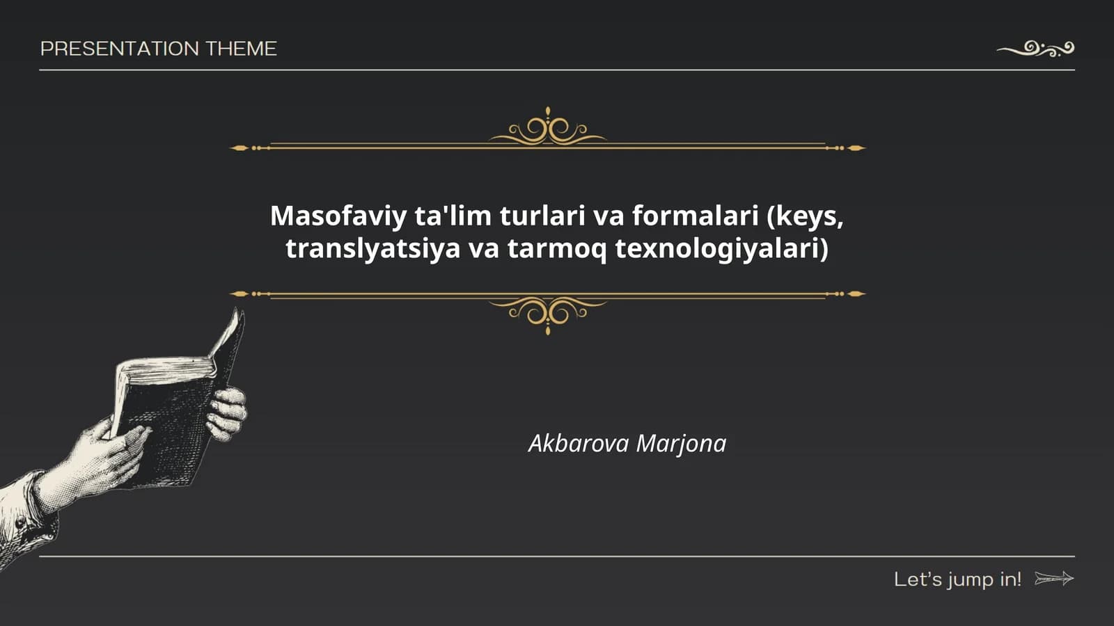 Masofaviy ta'lim turlari va formalari