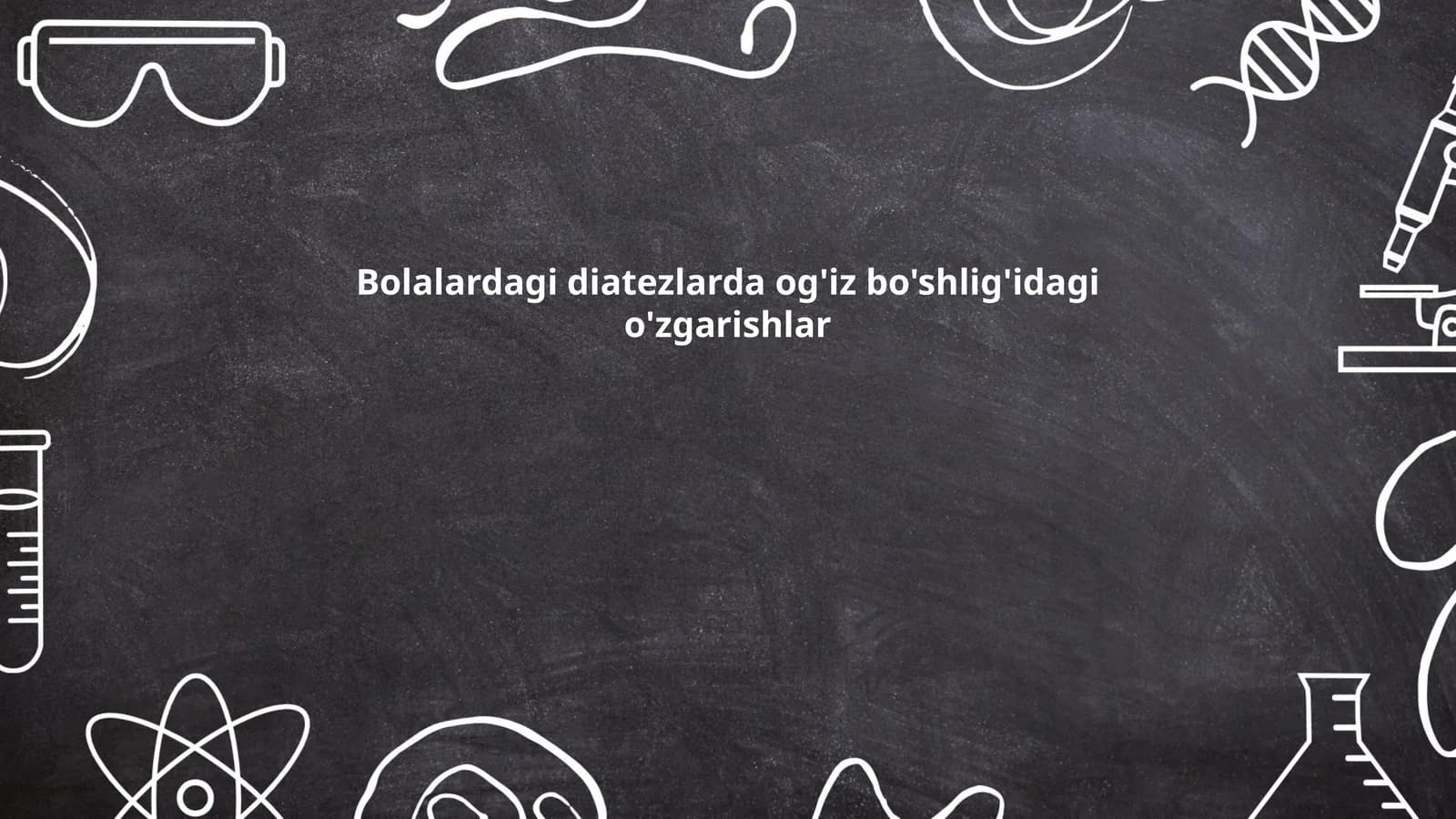 Bolalardagi diatezlarda og'iz bo'shlig'idagi o'zgarishlar