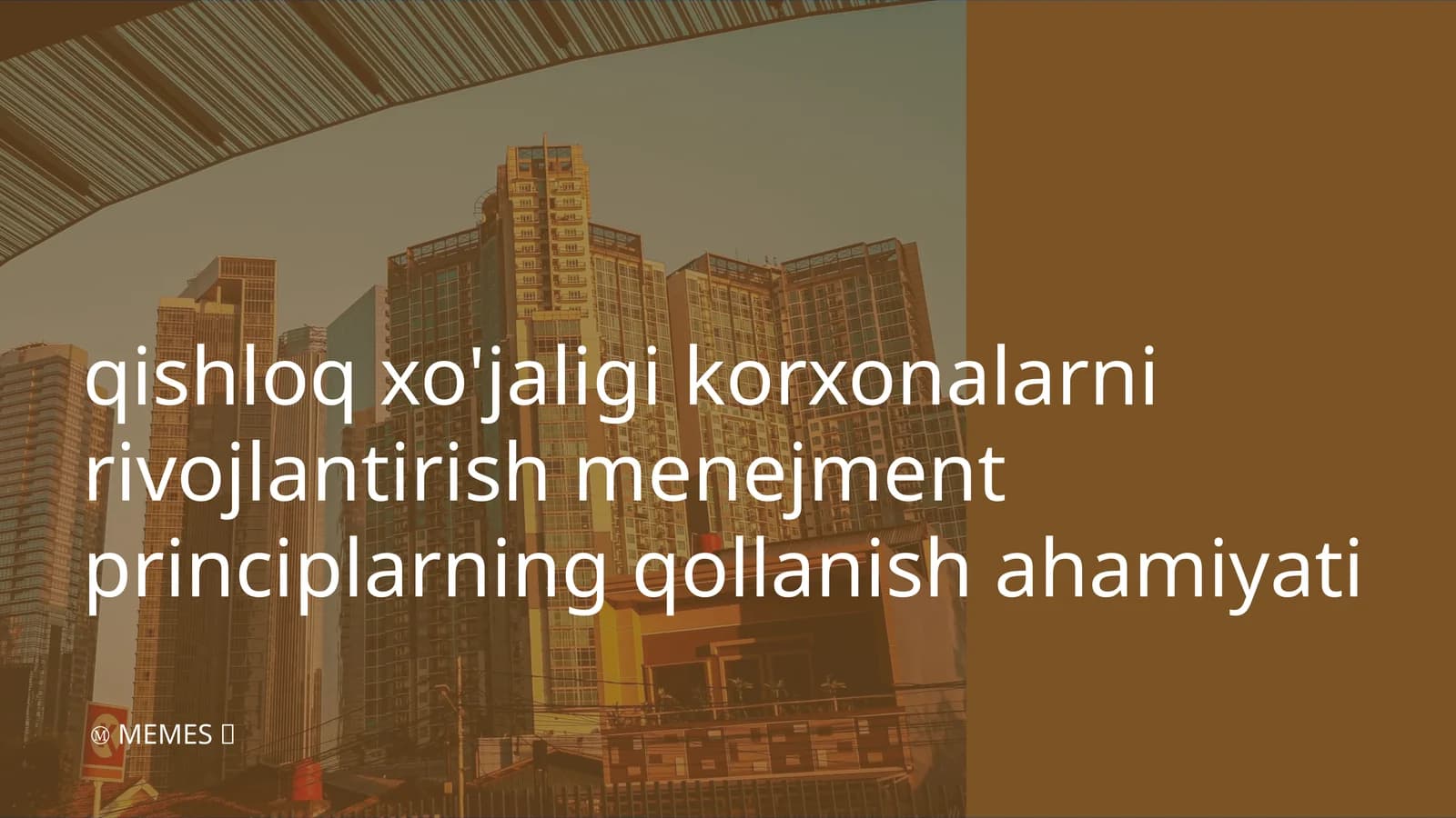 qishloq xo'jaligi korxonalarni rivojlantirish menejment principlarning qollanish ahamiyati