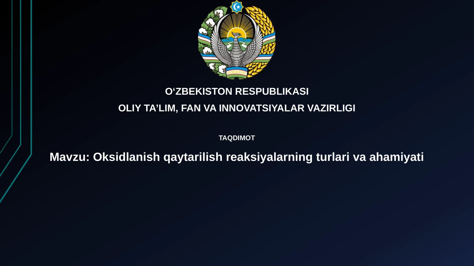 Oksidlanish-qaytarilish reaksiyalari: Asoslar va turlari