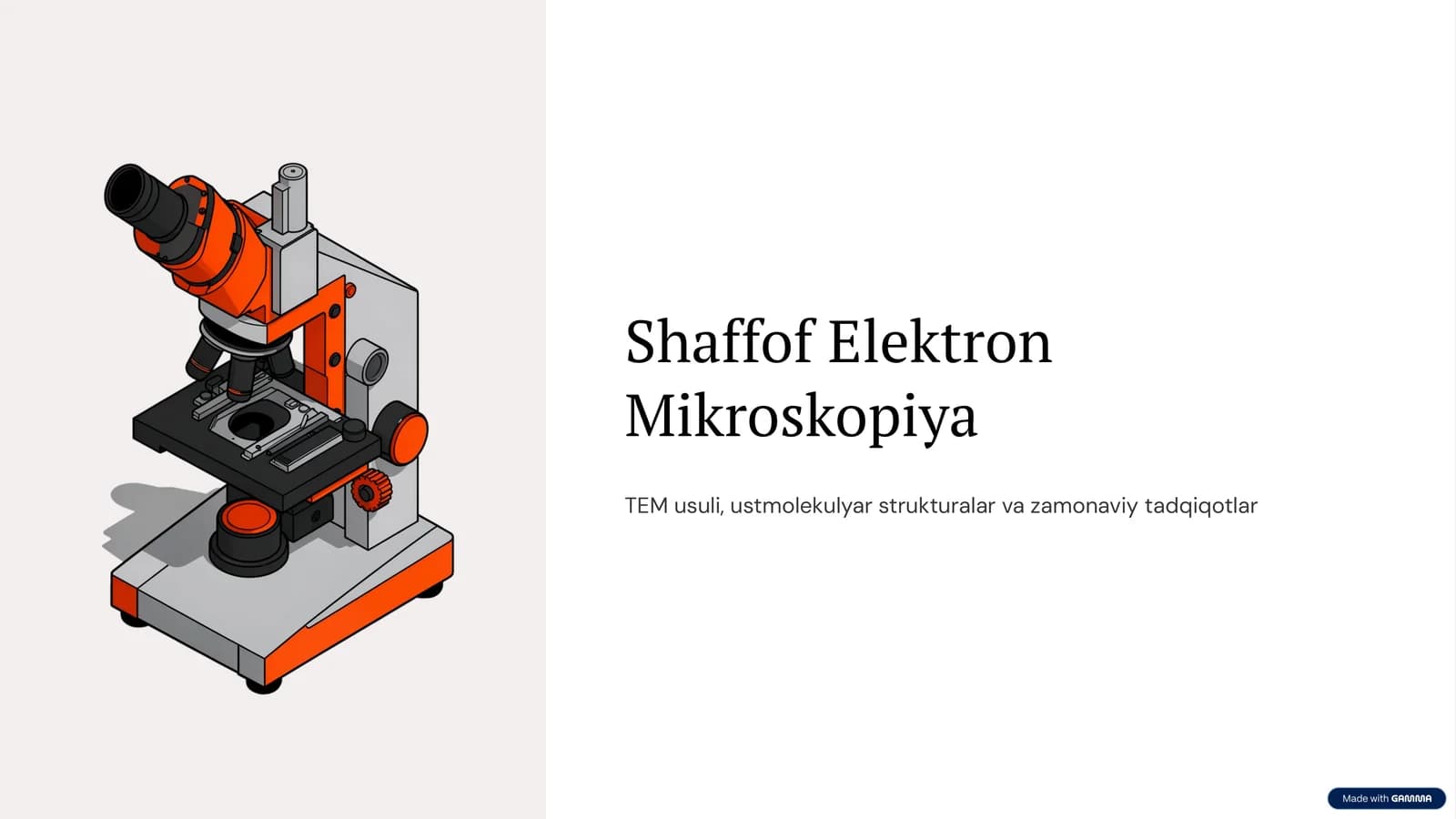 Shaffof Elektron Mikroskopiya