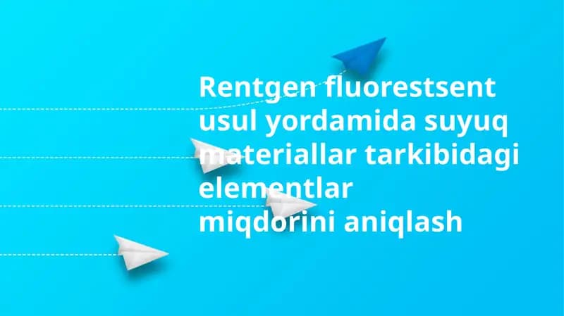 Rentgen-flyuorestsent usuli